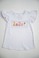 Mud Pie 2nd Birthday Girls Shirt